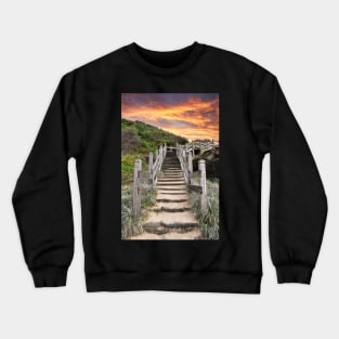 Steps to Sunset Crewneck Sweatshirt